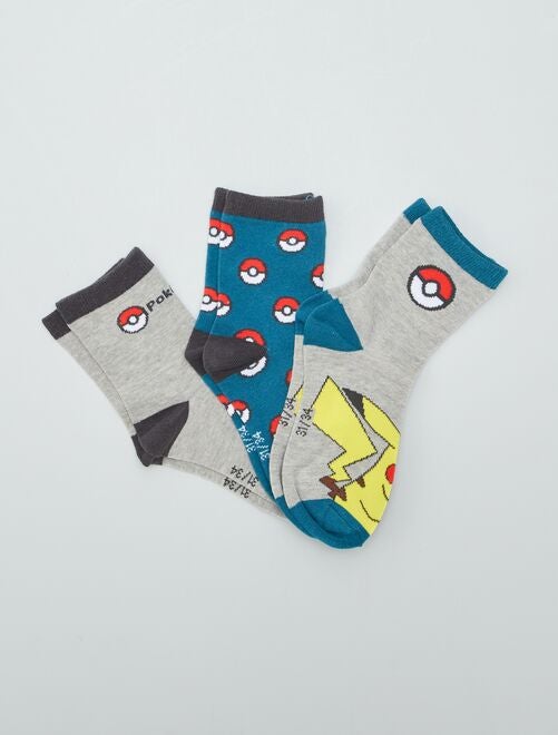 Set di 3 paia di calzini 'Pokemon' - Kiabi