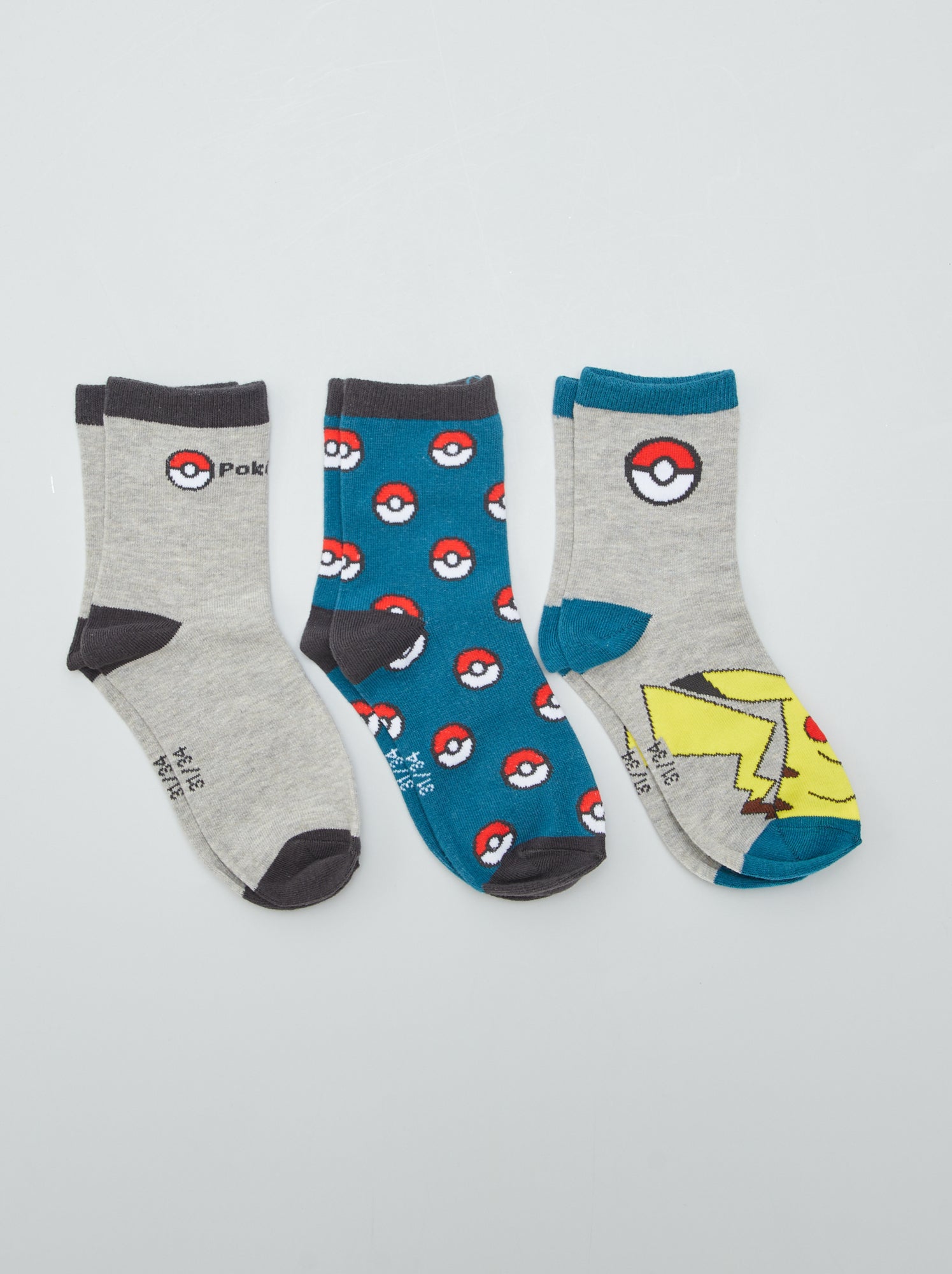 Calzini Pokémon Per Ragazzi - Set Di 6 Paia Con Pikachu, Taglia 23/26 EU - Foto 12