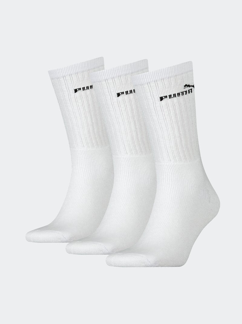 Set di 3 paia di calzini 'Puma' BIANCO - Kiabi