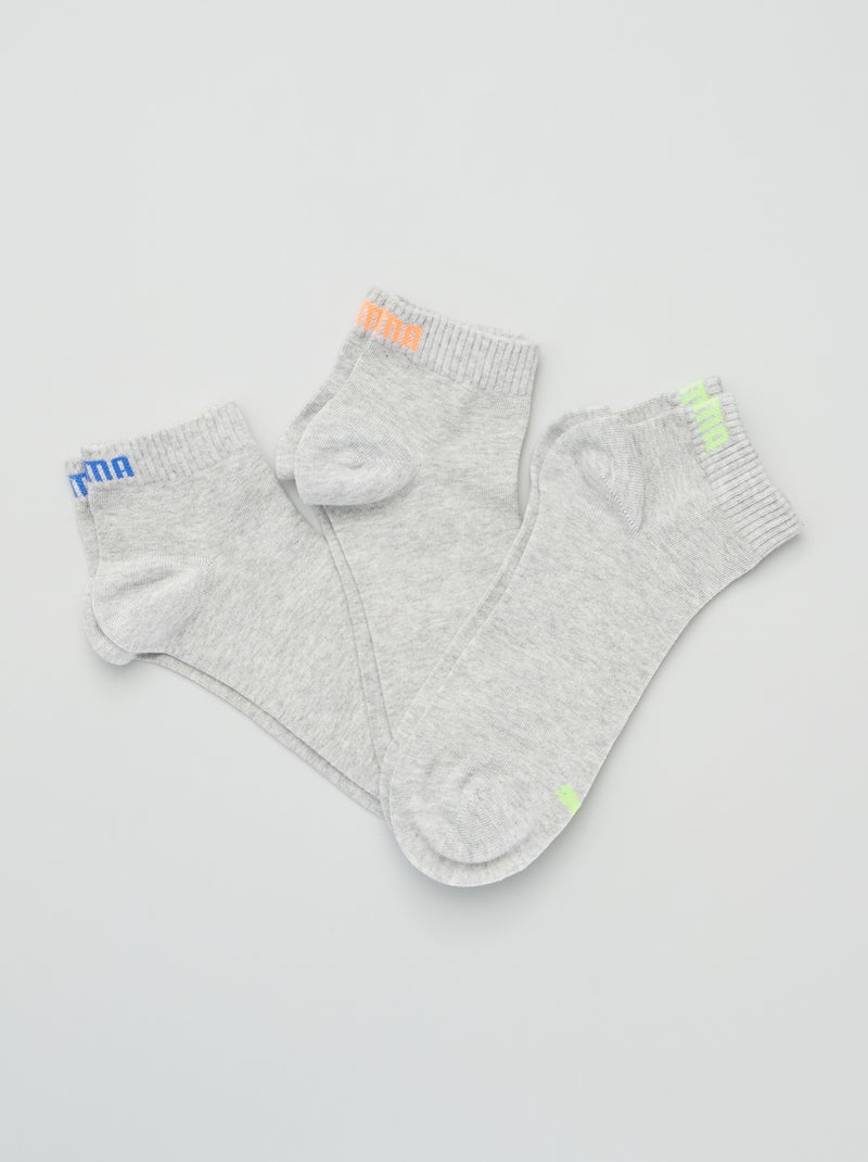 Set di 3 paia di calzini 'Puma' GRIGIO - Kiabi