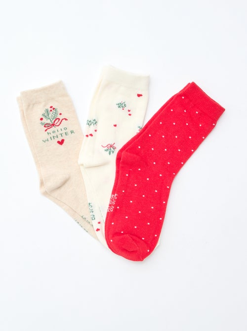 Set di 3 paia di calzini - Kiabi