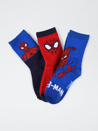 Set di 3 paia di calzini 'Spider-man'