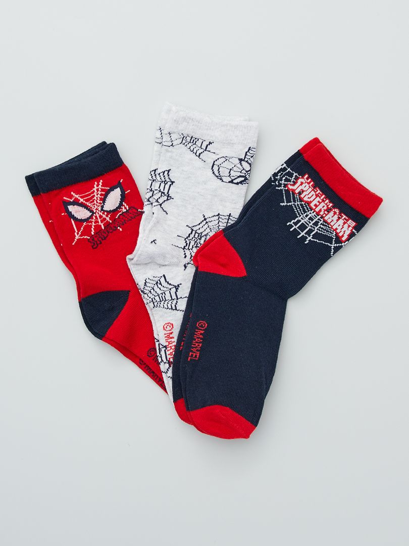 Set di 3 paia di calzini 'Spider-Man' BLU - Kiabi