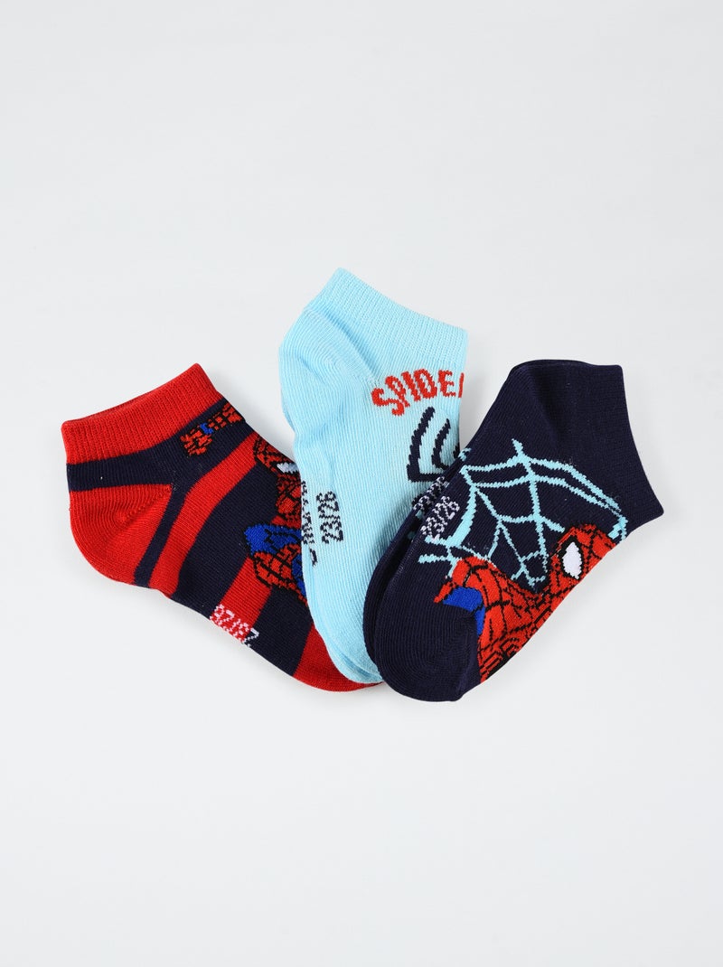 Set di 3 paia di calzini 'Spider-Man' Rosso - Kiabi