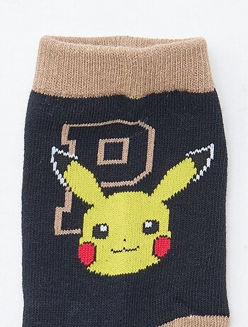 Set di 3 paia di calzini stampati 'Pokémon' a gamba alta