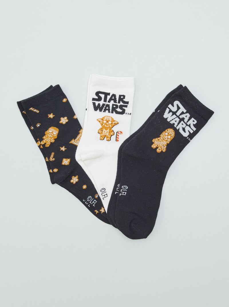 Set di 3 paia di calzini 'Stars Wars' NERO - Kiabi