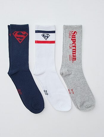 Set di 3 paia di calzini 'Superman'
