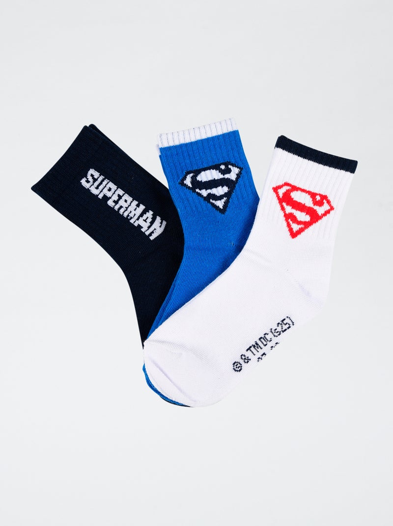 Set di 3 paia di calzini 'Superman' Blu - Kiabi
