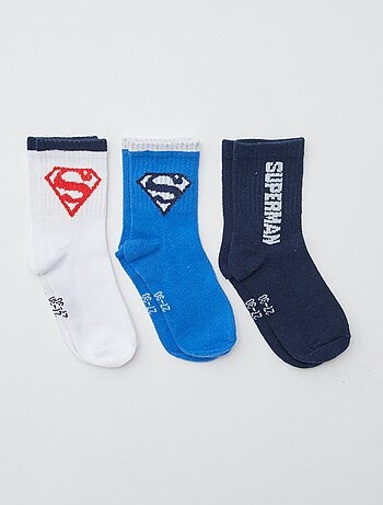 Set di 3 paia di calzini 'Superman'