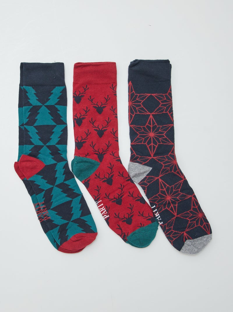 Set di 3 paia di calzini VERDE - Kiabi