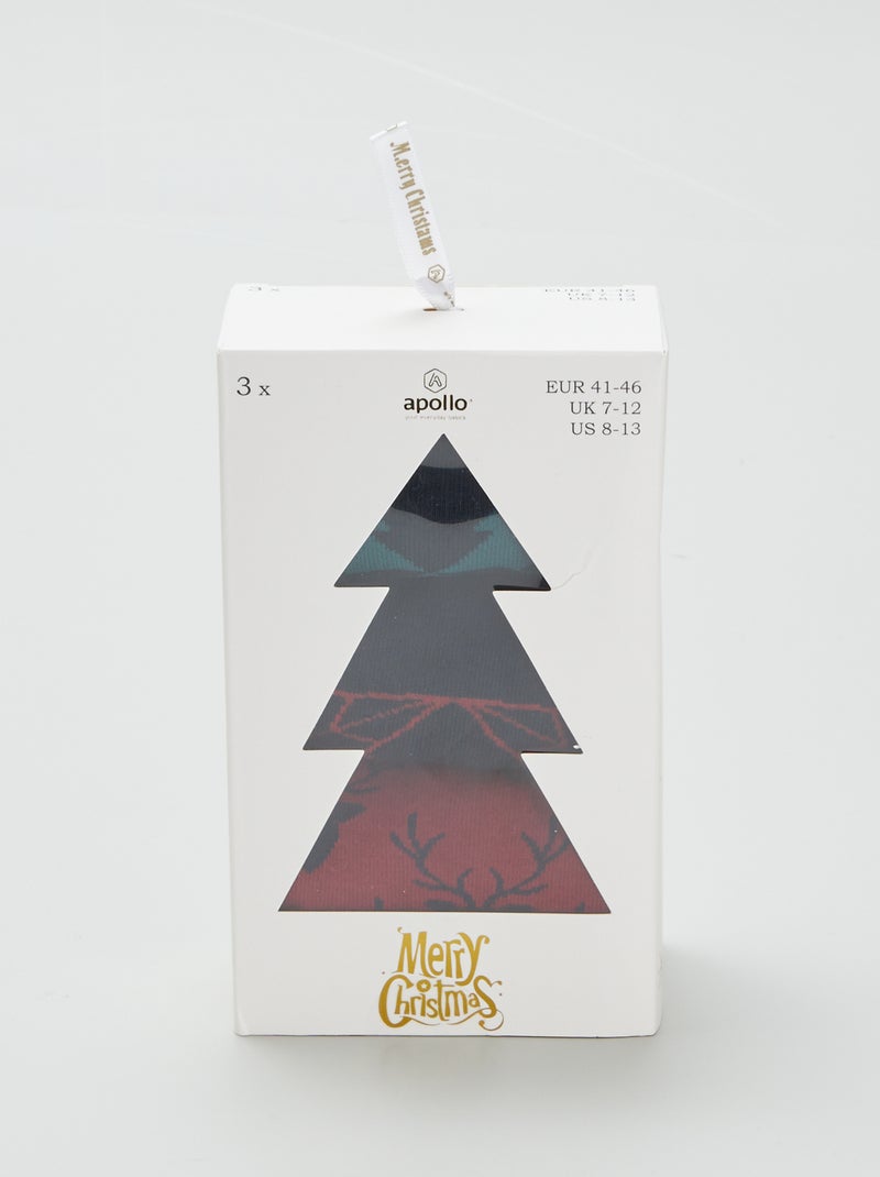 Set di 3 paia di calzini VERDE - Kiabi