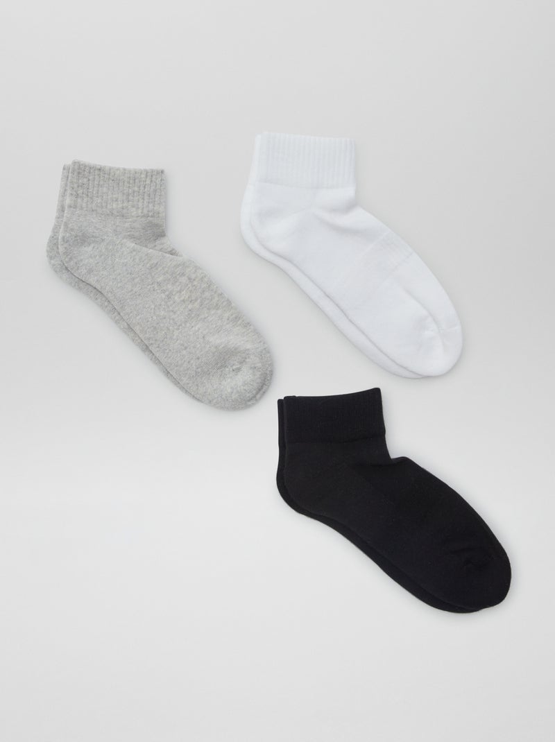 Set di 3 paia di fantasmini GRIGIO - Kiabi