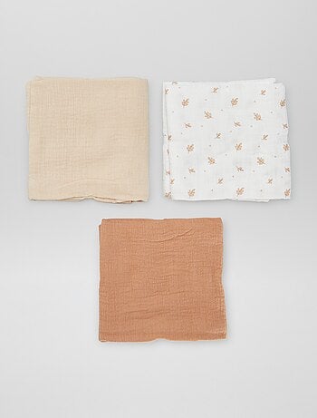 Set di 3 panni in cotone