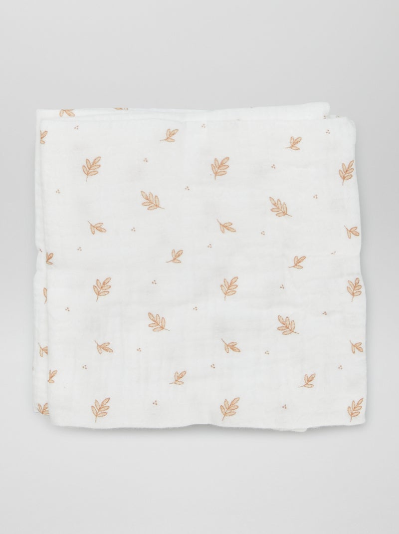 Set di 3 panni in cotone BIANCO - Kiabi