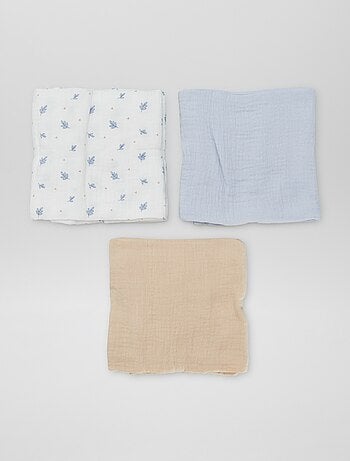 Set di 3 panni in cotone