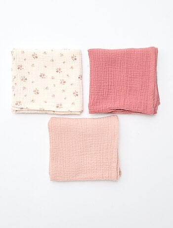 Set di 3 panni in cotone