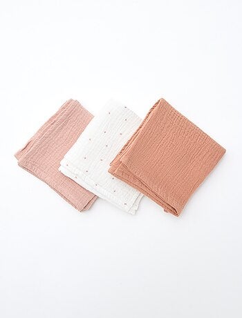 Set di 3 panni in cotone