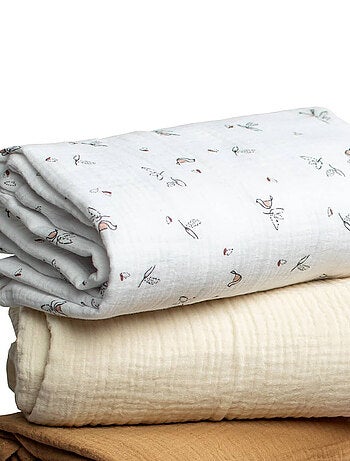 Set di 3 pannolini maxi, melodia beige e biscotto | SEVIRA KIDS
