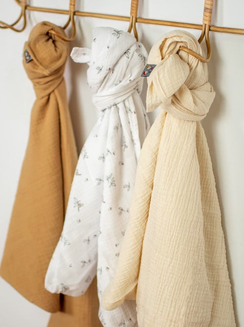 Set di 3 pannolini maxi, melodia beige e biscotto | SEVIRA KIDS - Kiabi