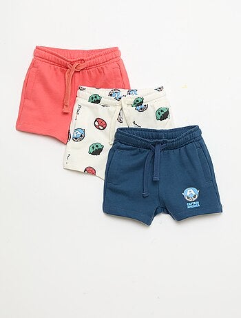 Set di 3 pantaloncini 'Avengers'