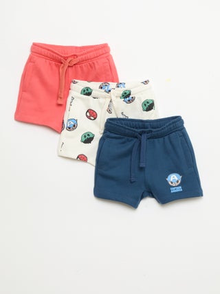Set di 3 pantaloncini 'Avengers'
