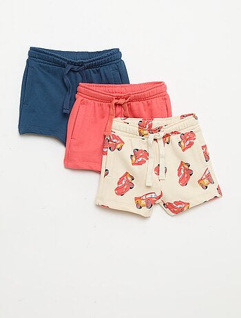 Set di 3 pantaloncini 'Disney' 'Cars'