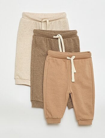 Set di 3 pantaloni da jogging