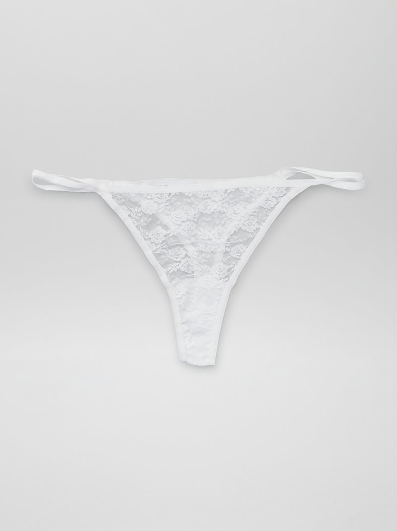 set 5 mutandine donna a pizzo e - Italy