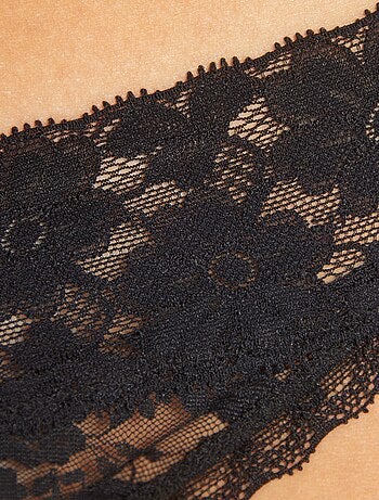 Set di 3 perizomi in pizzo