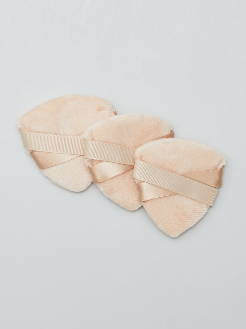 Set di 3 piumini da cipria BIANCO - Kiabi