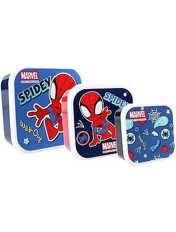Set di 3 portamerenda - Spidey e i suoi Amici – Snackbox Spider-Man - 3 in 1