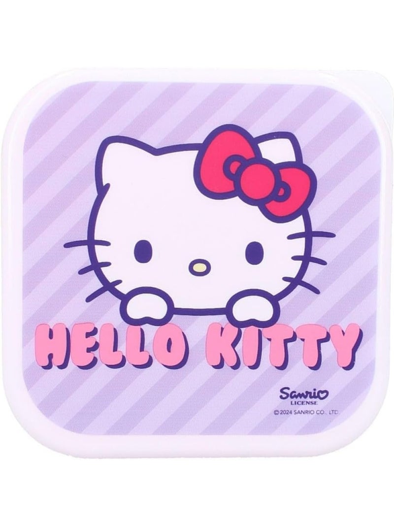 Set di 3 portamerenda per bambini - Hello Kitty – Contenitori per pasti - Impilabili Rosa - Kiabi