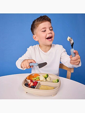 Set di 3 posate ergonomiche in acciaio inox per bambini | b.box | b.box