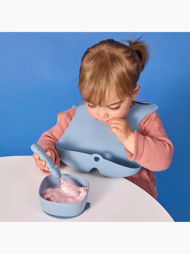 Set di 3 posate ergonomiche in acciaio inox per bambini | b.box | b.box Blu - Kiabi