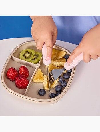 Set di 3 posate ergonomiche in acciaio inox per bambini | b.box | b.box