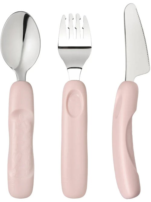 Set di 3 posate ergonomiche in acciaio inox per bambini | b.box | b.box - Kiabi Set di 3 posate ergonomiche in acciaio inox per bambini | b.box | b.box - Kiabi