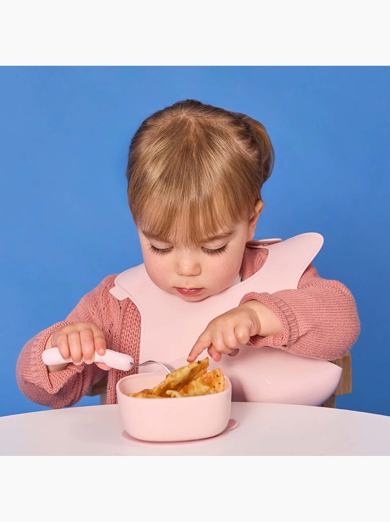 Set di 3 posate ergonomiche in acciaio inox per bambini | b.box | b.box Rosa - Kiabi