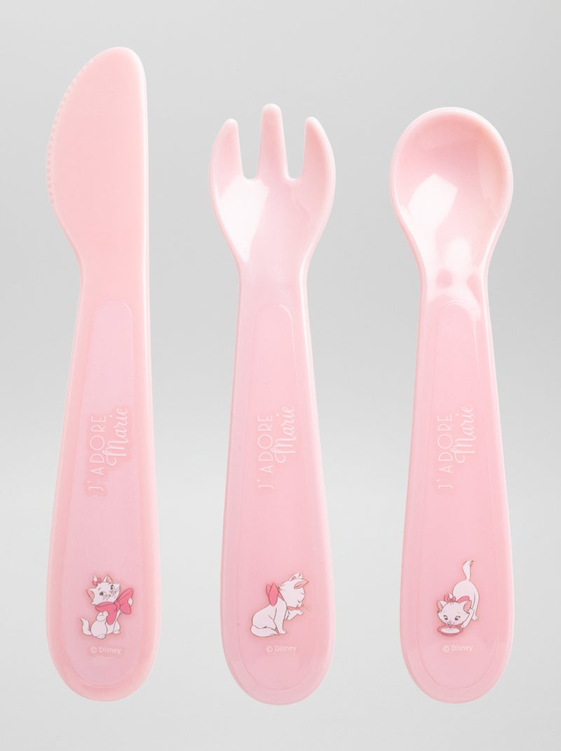 Set di 3 posate 'Minou' ROSA - Kiabi
