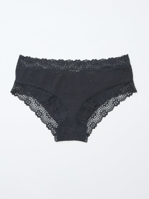 Set di 3 shorty a costine sottili - Kiabi