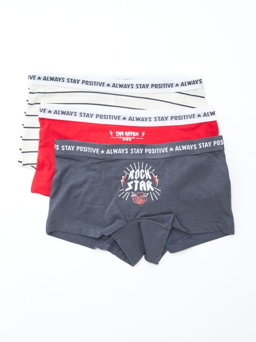 Set di 3 shorty da donna con motivi fantasia - Kiabi Set di 3 shorty da donna con motivi fantasia - Kiabi
