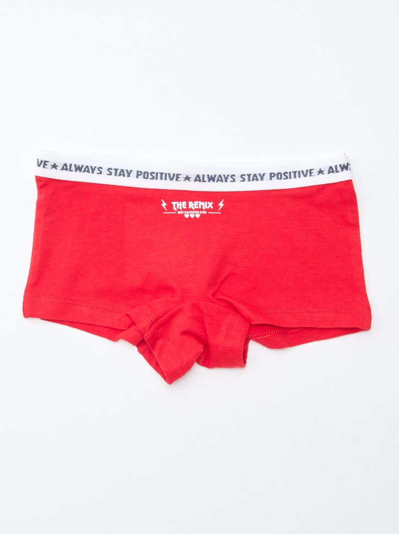 Set di 3 shorty da donna con motivi fantasia Blu - Kiabi