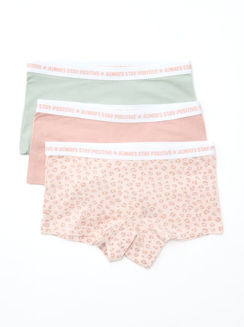 Set di 3 shorty da donna con motivi fantasia - Kiabi Set di 3 shorty da donna con motivi fantasia - Kiabi