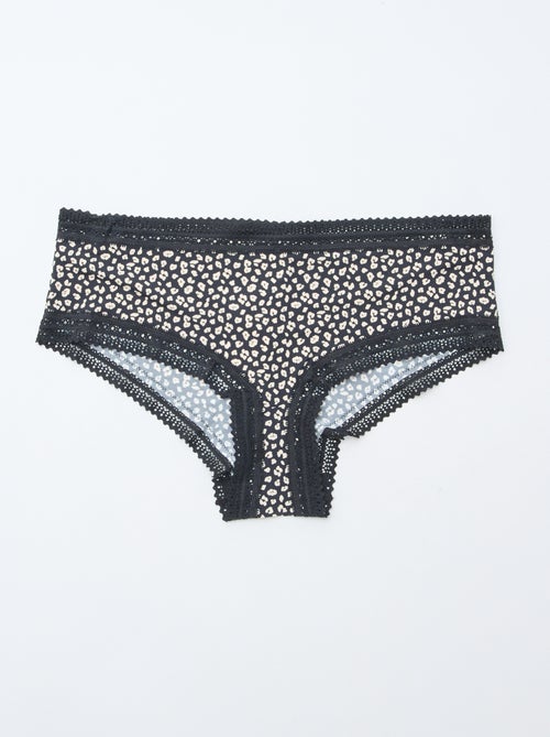 Set di 3 shorty in microfibra stampata - Kiabi