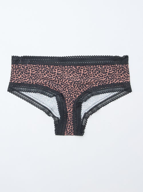 Set di 3 shorty in microfibra stampata - Kiabi