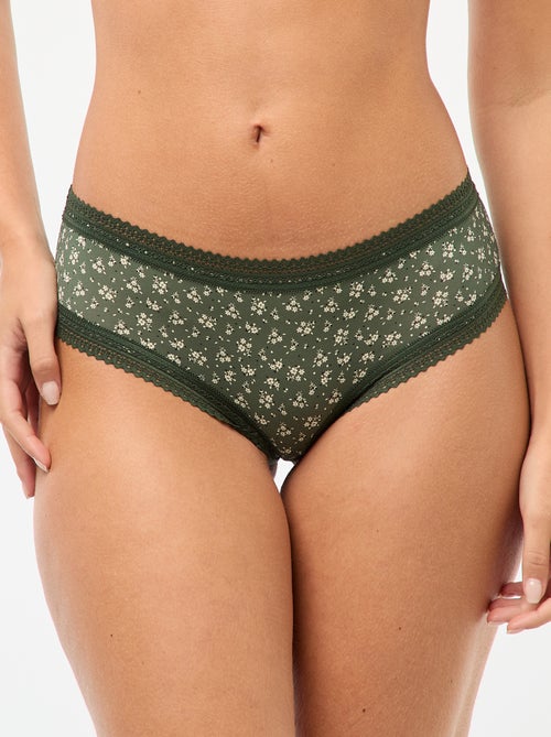 Set di 3 shorty in microfibra stampata - Kiabi