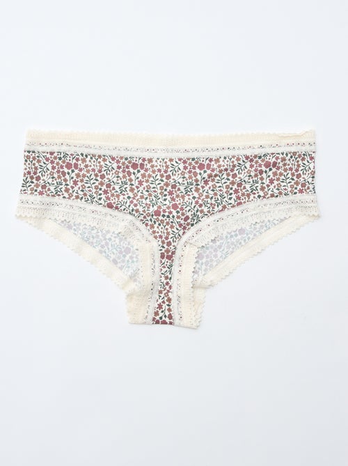 Set di 3 shorty in microfibra stampata - Kiabi