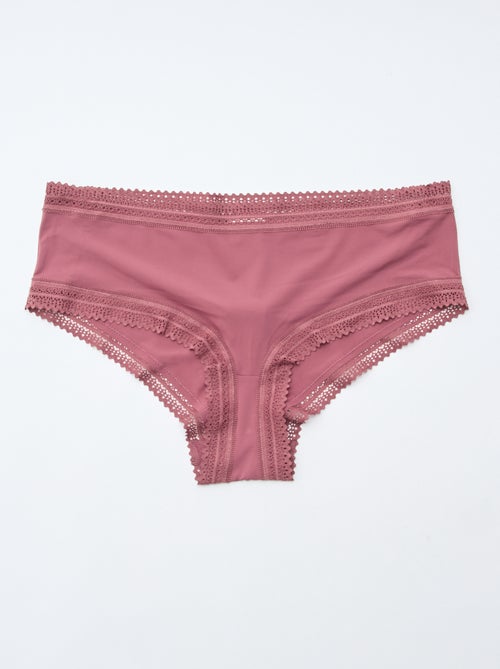 Set di 3 shorty in microfibra stampata - Kiabi