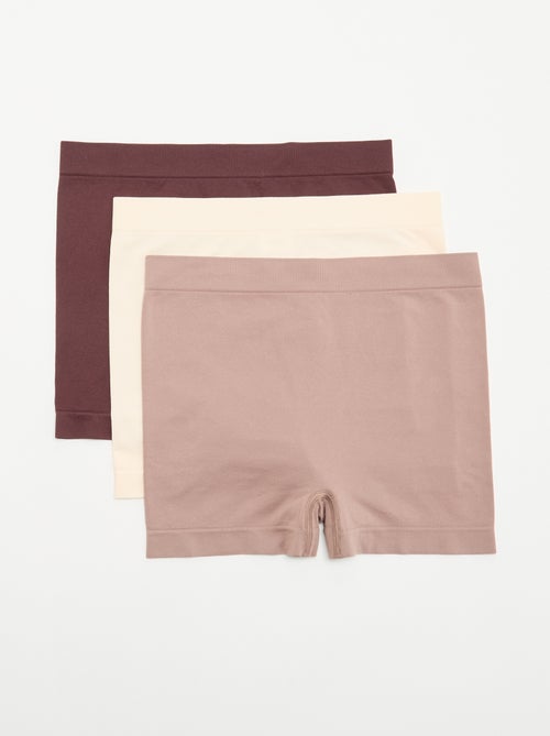Set di 3 shorty senza cuciture - Kiabi Set di 3 shorty senza cuciture - Kiabi