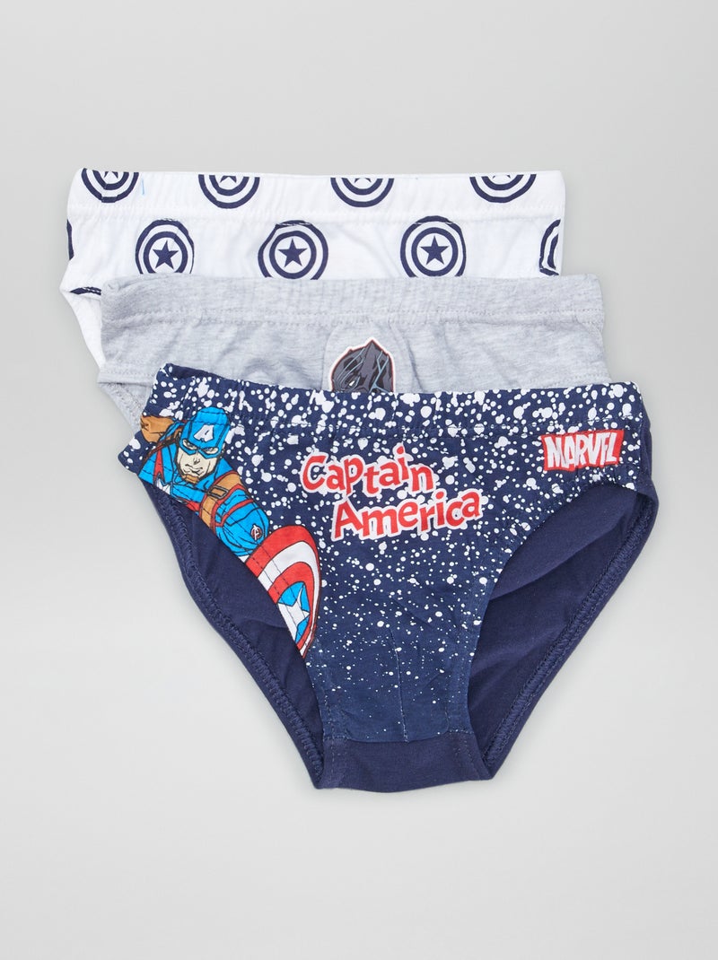 Set di 3 slip 'Avengers' GRIGIO - Kiabi