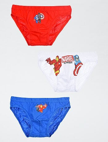 Set di 3 slip 'Avengers'